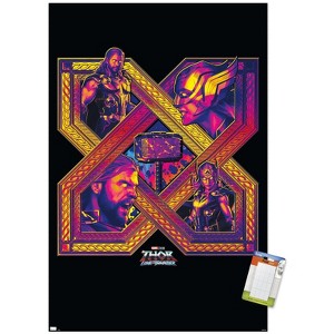Trends International Marvel Thor: Love and Thunder - Cross Unframed Wall Poster Prints - 1 of 4