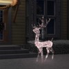 Reindeer Christmas Decoration Warm White Acrylic Large - 3 of 4