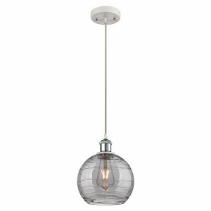 Ballston - 1 Light Athens Deco Swirl Mini Pendant In IndustrialStyle-10 Inches Tall and 8 Inches Wide - 1 of 1