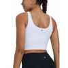 DOMETOUR Yoga Top U-Shaped Back Yoga With Mid-support Sports Bra For Women - 2 of 4