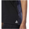Reebok Womens Colorblock Basic T-Shirt, Blue, Large - 3 of 4