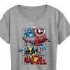 Women's - Marvel - Logo Stack Short Sleeve Graphic T-Shirt - 2 of 4