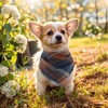 Unique Bargains Dog Bandanas with Tassels Edges 2 Pcs - 2 of 4