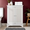 VANIRROR Rattan Accent Cabinet Organizer,  Freestanding Accent Chest Storage With Adjustable Shelf, Accent Cabinet Organizer For Bathroom, Living Room - 2 of 4