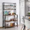Yaheetech 5-Tier Kitchen Baker's Rack Utility Storage Shelf With 5 Shelves & Adjustable Feet - 2 of 4