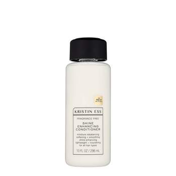 Kristin Ess Fragrance Free Shine Enhancing Conditioner for Dry Damaged Hair, Vegan and Sulfate Free - 10 fl oz