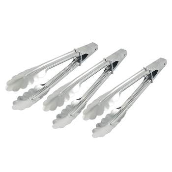 MERRYHAPY 1pc Barbecue Tongs Food Tongs Dessert Tongs Salad Tongs Barbecue  Clamp Bacon Tongs Appetizer Tongs Metal Food Clamp Kitchen Tongs Catering
