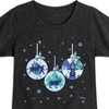 Girls' - Frozen 2 - Winter Christmas Ornaments Fitted Short Sleeve Graphic T-Shirt - 2 of 4
