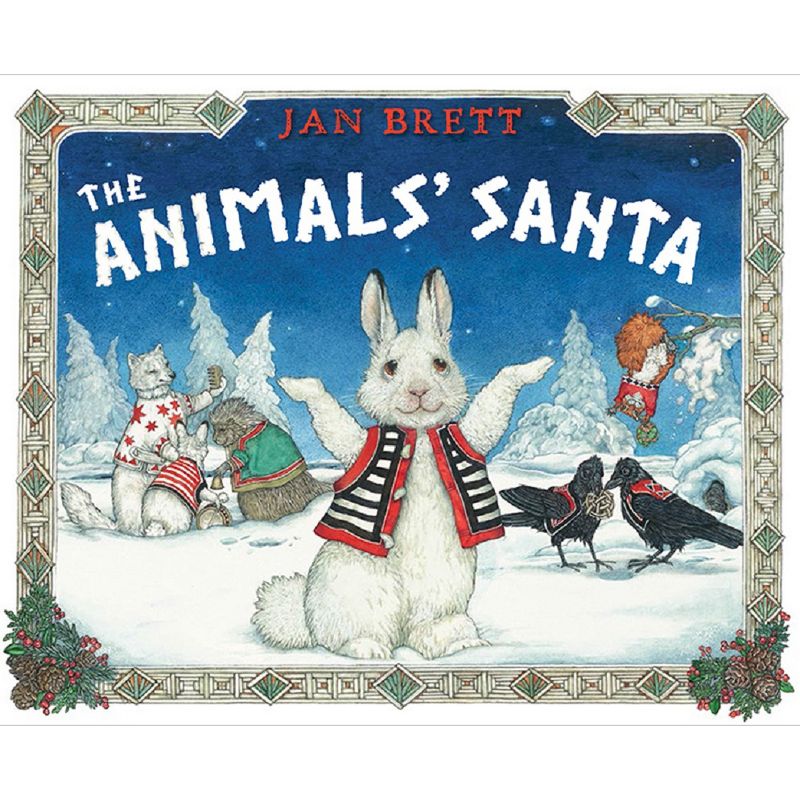 The Animals' Santa (Hardcover) by Jan Brett, 1 of 2