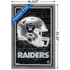 Trends International NFL Las Vegas Raiders - Neon Helmet 23 Framed Wall Poster Prints - 3 of 4