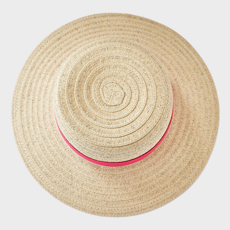 Packable Down Brim Straw Hat - A New Day™, 4 of 6