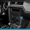 Unique Bargains Center Control CD Decoration Panel Sticker Decals for Mustang 2009-2013 Black Carbon Fiber - 3 of 4