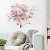 Wall Stickers with Detachable Peony Flowers, Used for Home Decoration in Bedroom and Living Room,30 x 60 cm - 4 of 4