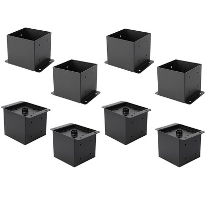 Post Base for Deck,Deck Post Bracket,Post Holder for Fence Deck,Pergola and Gazebo