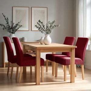 Deconovo Spill Proof Stretch Dining Chair Slipcovers Set of 4 - 1 of 4