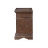 New Classic Furniture,Mar Vista Solid Wood 3-Drawer Nightstand in Brushed Walnut - 3 of 4