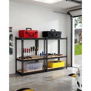 Heavy Duty Garage Shelving Units,3-Tier Adjustable Storage Shelves,60x24x36 in,Adjustable Storage Shelving, Metal Storage Utility Racks Shelf Unit - 1 of 4