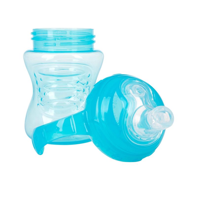 Nuby No Spill Super Spout Trainer Cup - Bright Blue - 8oz, 3 of 6