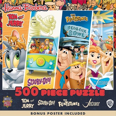 MasterPieces Hanna-Barbera - Classics 500 Piece Jigsaw Puzzle for Adults