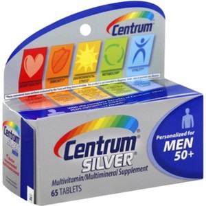 Centrum Silver Men 50+, Multivitamin & Multimineral Supplements Tablets - 1 of 4