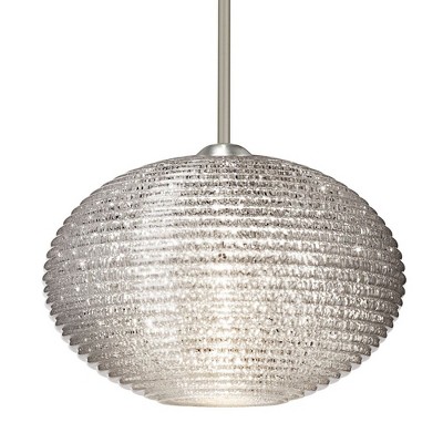 Besa Lighting Pape 10 1 - Light Pendant in  Satin Nickel