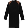 GUESS Womens Ponte Faux Leather Trim Sheath Dress - 2 of 2