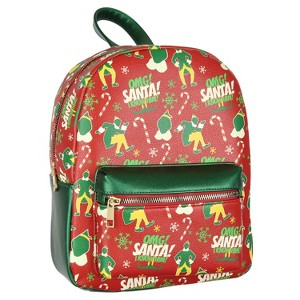 Elf The Movie Buddy OMG! Santa! I Know Him Faux Leather Mini Backpack - 1 of 4