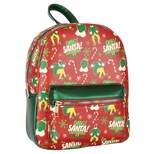 Elf The Movie Buddy OMG! Santa! I Know Him Faux Leather Mini Backpack Red