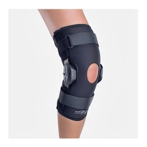 DonJoy Deluxe Hinged Knee Wrap Around Brace with Breathable Lycra Fabric (XS) - 1 of 2