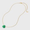 14K Gold Dipped Heart Slider Pendant Necklace - A New Day™ - 3 of 4