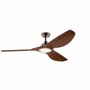 Kichler Lighting Imari 1 - Light Ceiling Fan in  Polished Nickel - 1 of 4