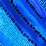 blue brushstroke