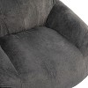CAVINAS 48" Bean Bag Chair Modern Accent Chair with Shredded Foam Filling, Faux Fur Sofa Chair for Adults, Teens, Kids - 4 of 4