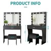Makeup Vanity with Charging Station - 2 of 4
