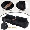 133" Corduroy Modern Sofa with USB Ports, Hidden Storage Arms & Cup Holders, 4-Seater Sofa Couch for Living Room - ModernLuxe - 4 of 4