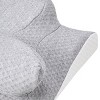 TopComfy Bed Pillows Neck pillow relieving pain in the neck and shoulders ergonomic memory foam bed pillow for Bedroom, Gray, 24.41"*14.96"*4.92" - 3 of 4