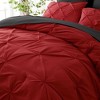 BAGOKIE 7 Pieces Pintuck Solid Bed-in-a-Bag Comforter Set - 2 of 4