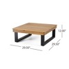 Maggift Patio Seating Sets Outdoor, Featuring Unique Design, Ideal for Chats, Perfect for Gardens, Living Spaces, Beige, 31.5"*31.5"*29.25" - 3 of 4