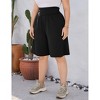 Clearlove Women's Plus Size Wide Leg Pants Casual Loose Lounge Pants with Pockets - 3 of 4