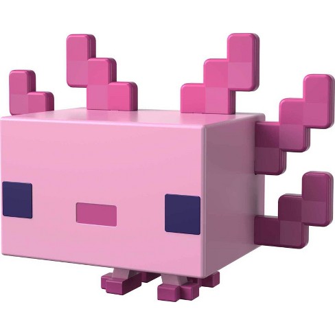 Minecraft Mob Head Minis Pink Axolotls Figure