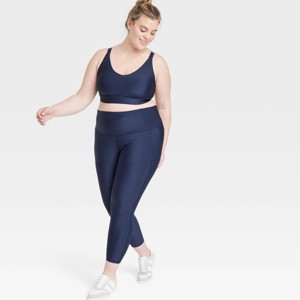 Women's Effortless Support High-Rise Pocketed 7/8 Leggings - All In Motion™ - 1 of 4