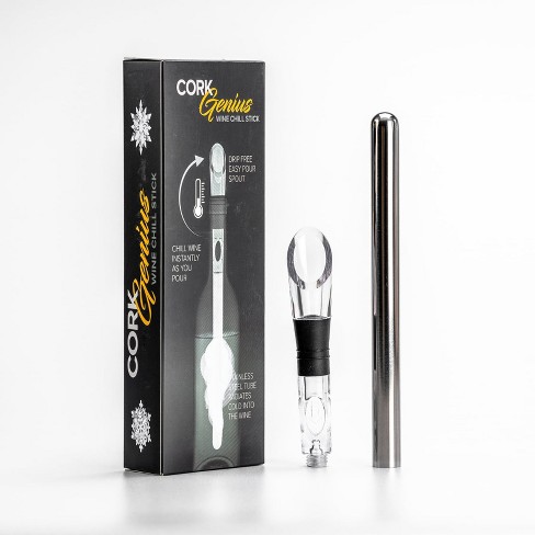 Corkcicle Air Wine Bottle Chiller Cooler Chill Aerate Pour