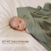 LISM 33x42 Inch Cozy Baby Blanket, 2 Pack Soft Ribbed Swaddle Receiving Blankets - 3 of 4