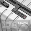 SKONYON 3 Piece Hard shell Luggage Sets Checked Spinner Luggage Set with YKK Zipper and TSA Lock - 4 of 4
