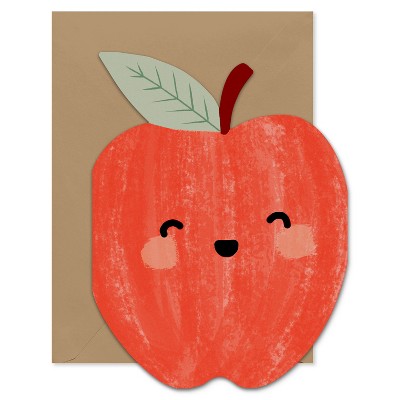 24ct Blank Fall Cards Pack Apple