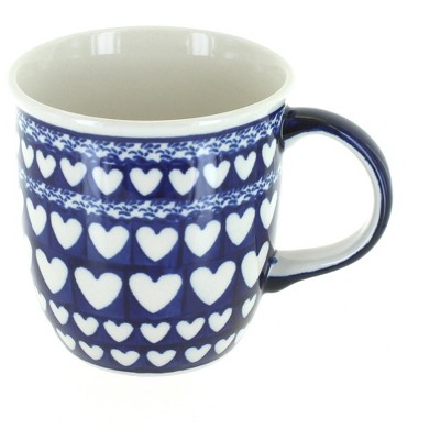 Blue Rose Polish Pottery Valentina Coffee Mug