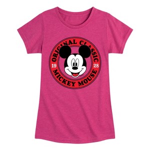 Girls' - Disney - Mickey Original Classic Fitted Short Sleeve Graphic T-Shirt - 1 of 4