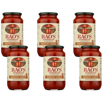 Rao's Roasted Garlic Pasta Sauce - Case of 6/32 oz