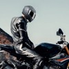 VEVOR Motorcycle Helmet, 22.4-22.8 in,Unmasked, Smart Street ABS & High Density Helmet with Bluetooth Slot & Interchangeable Lens, Black - 2 of 4