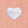 Dalix Lil Heart Face Embroidered Lightweight Relaxed Jersey Tee Summer Cute Short Sleeve T Shirt Womens - 2 of 4